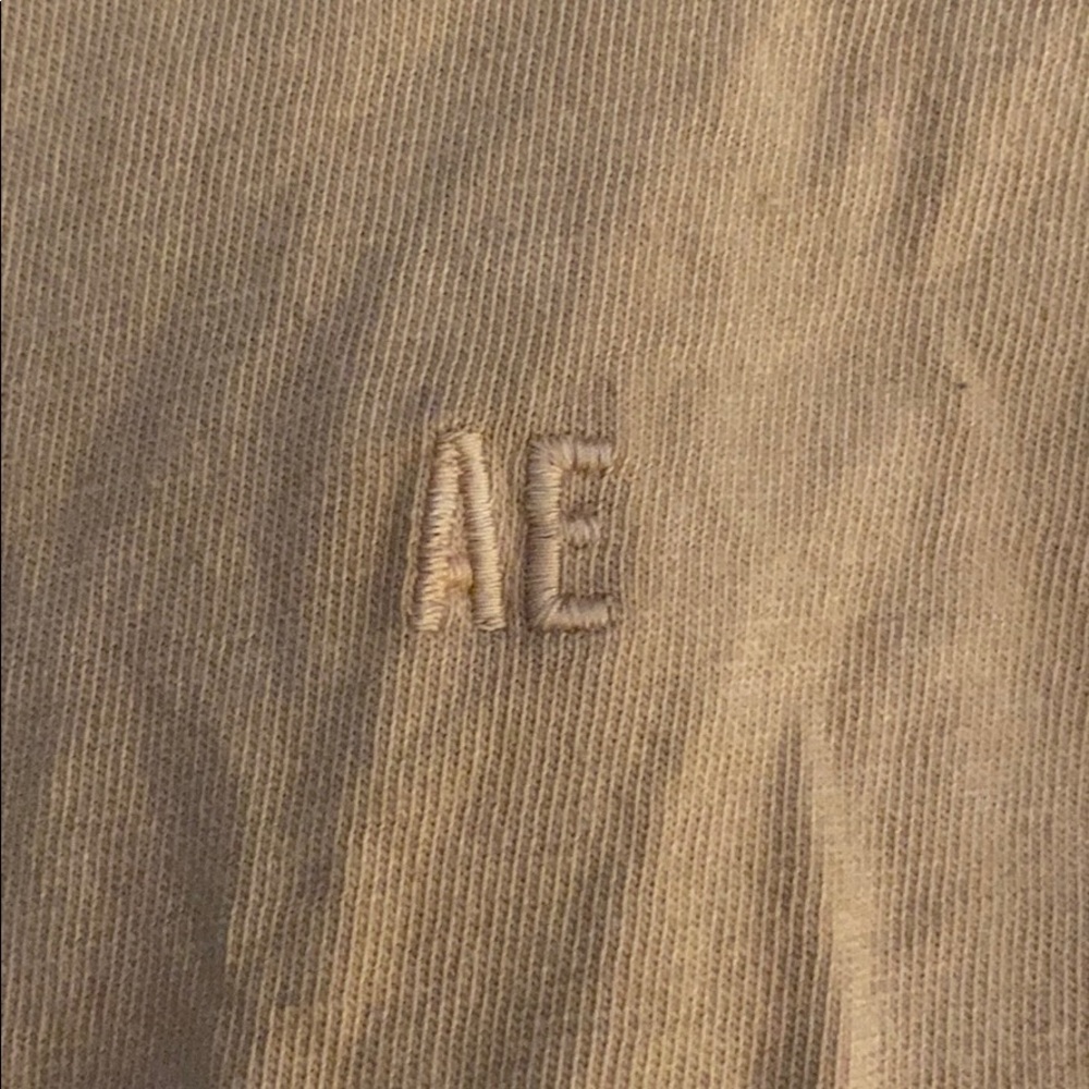 American Eagle Tan Long Sleeve Shirt (size small)